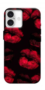 Чехол Kisses on black для iPhone 16