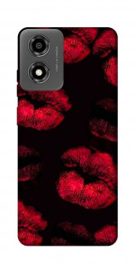 Чехол Kisses on black для Motorola Moto E14