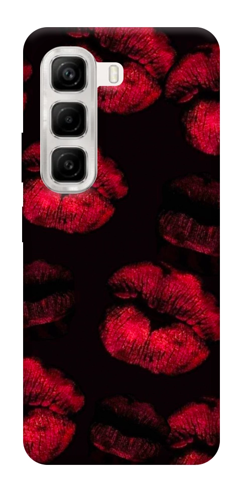 Чехол Kisses on black для Infinix Hot 50 4G
