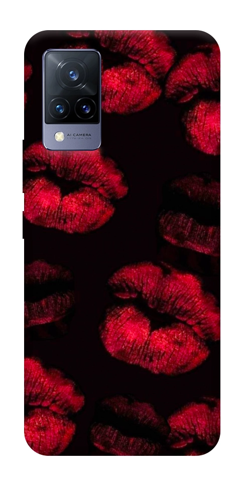 Чохол Kisses on black для Vivo V21