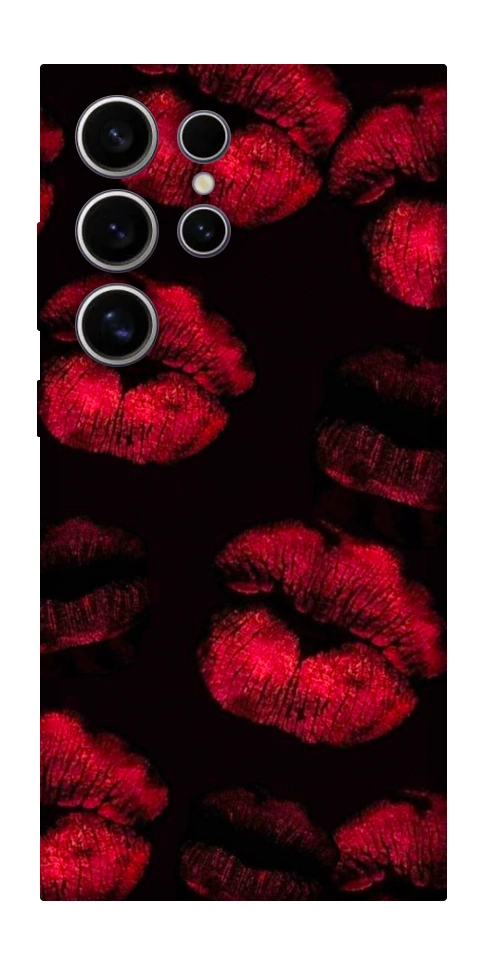Чехол Kisses on black для Galaxy S25 Ultra
