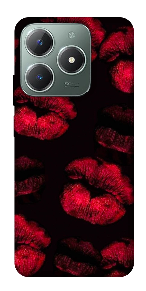 Чехол Kisses on black для Realme C61