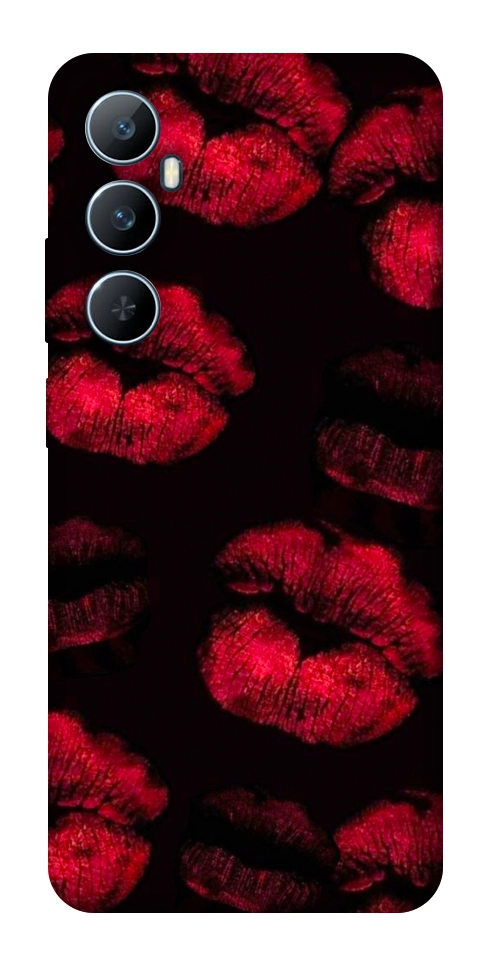 Чехол Kisses on black для Realme C65 4G