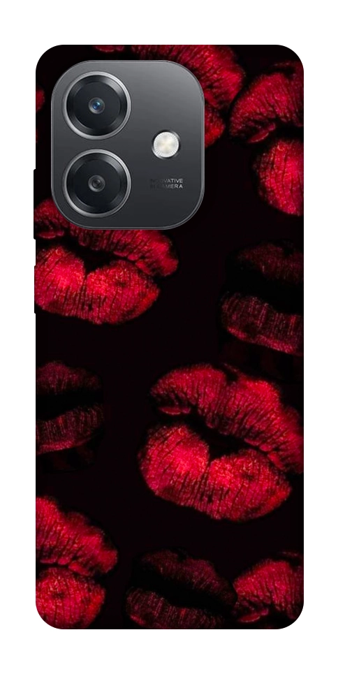 Чехол Kisses on black для Oppo A3 4G