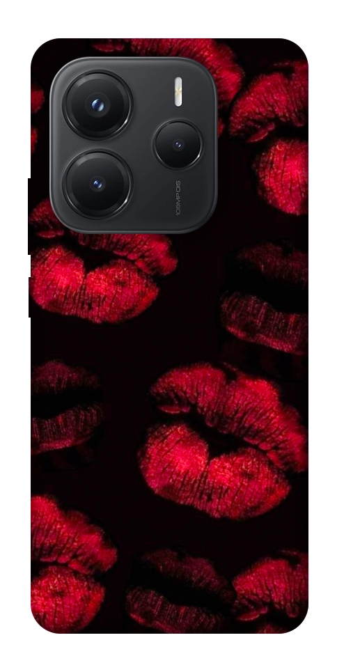 Чехол Kisses on black для Xiaomi Redmi Note 14 5G