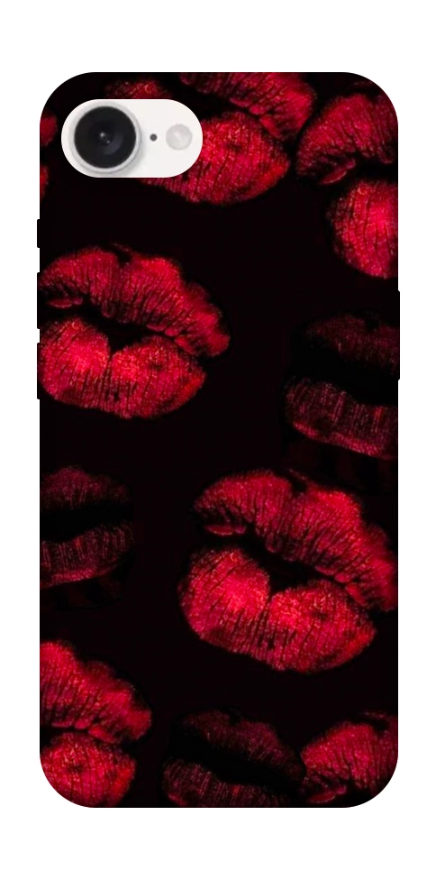 Чехол Kisses on black для iPhone 16e