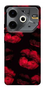 Чохол Kisses on black для TECNO Pova 6 Neo (LI6)
