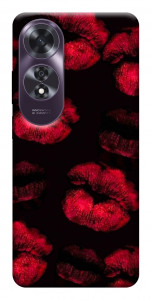 Чехол Kisses on black для Oppo A60 4G