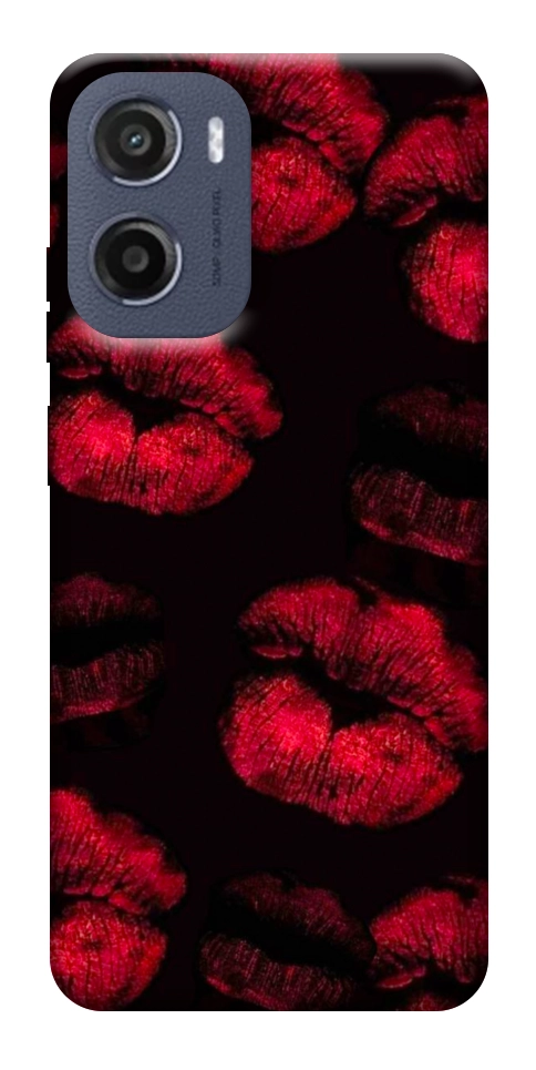 Чехол Kisses on black для Motorola Moto G05