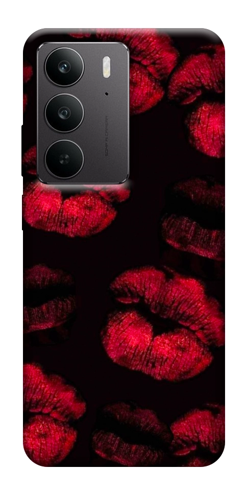Чехол Kisses on black для Realme C75