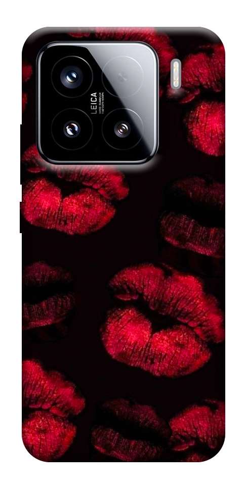 Чехол Kisses on black для Xiaomi 15