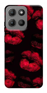 Чехол Kisses on black для Motorola Moto G15 4G
