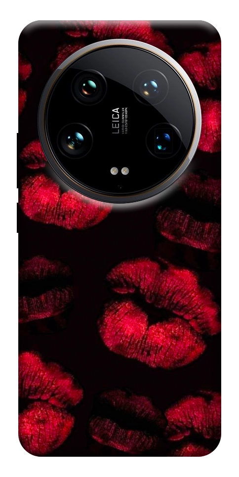 Чехол Kisses on black для Xiaomi 14 Ultra