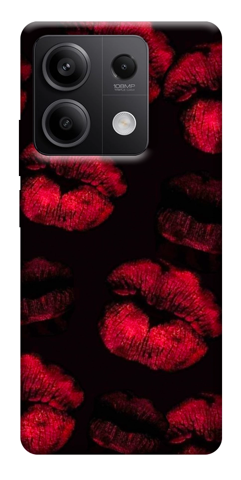 Чехол Kisses on black для Xiaomi Redmi Note 13 5G