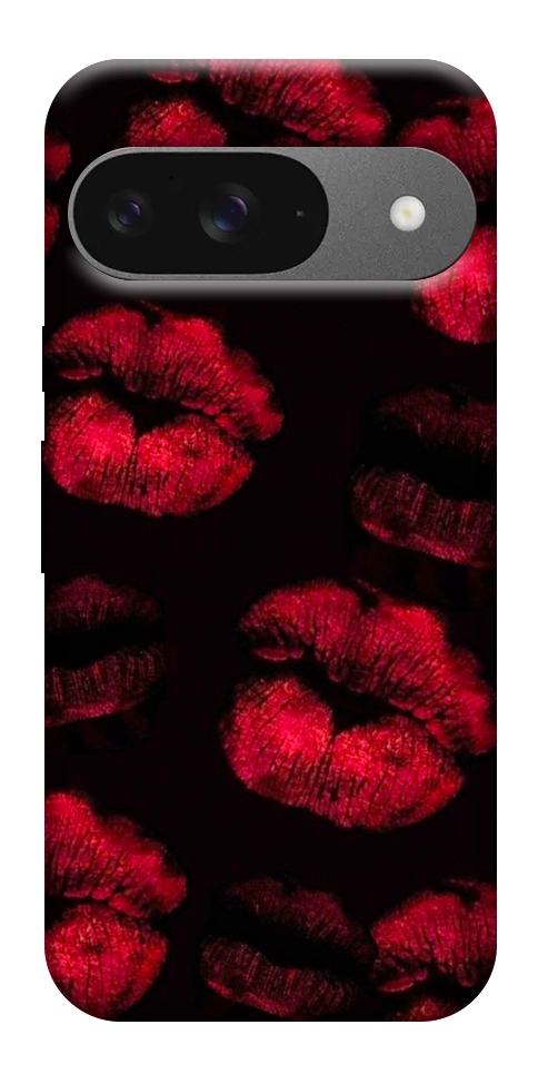 Чехол Kisses on black для Google Pixel 10