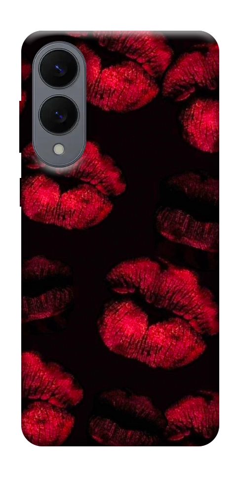 Чохол Kisses on black для Galaxy S25 Edge