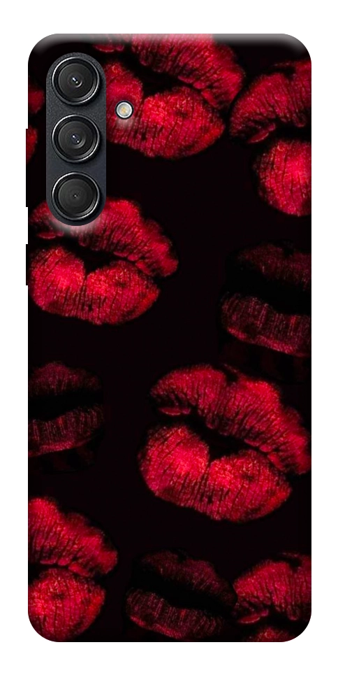 Чехол Kisses on black для Galaxy M55