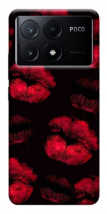 Чохол Kisses on black для Xiaomi Poco X6 Pro