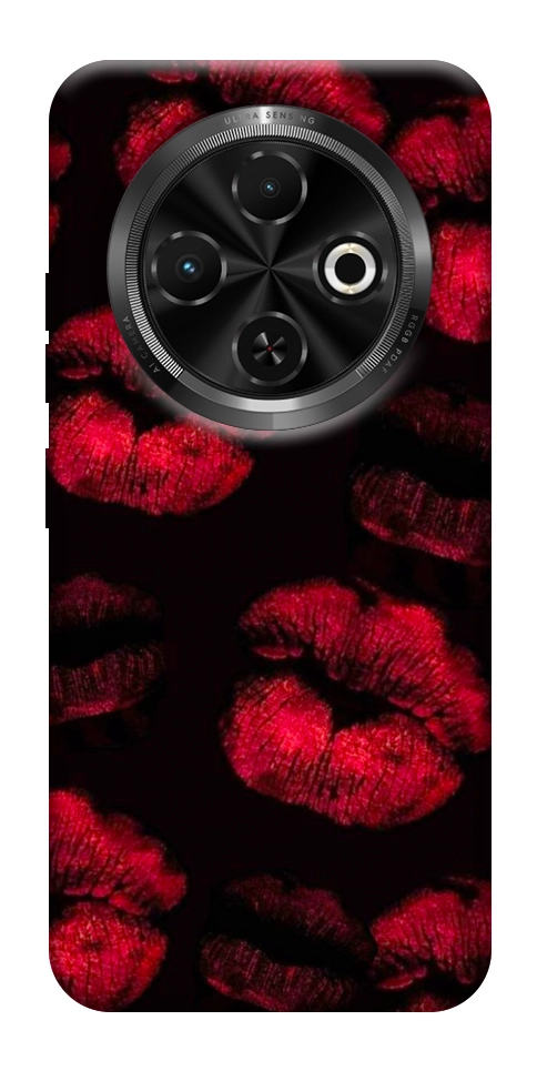 Чехол Kisses on black для TECNO Spark 30C (KL5n)
