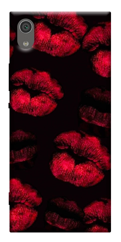 Чехол Kisses on black для Sony Xperia XA1
