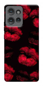 Чохол Kisses on black для Motorola Edge 50