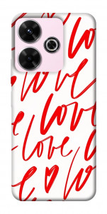 Чохол Love handwriting для Xiaomi Redmi 13 4G