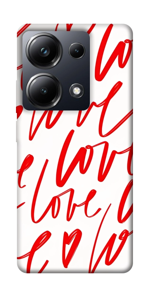 Чехол Love handwriting для Xiaomi Poco M6 Pro 4G