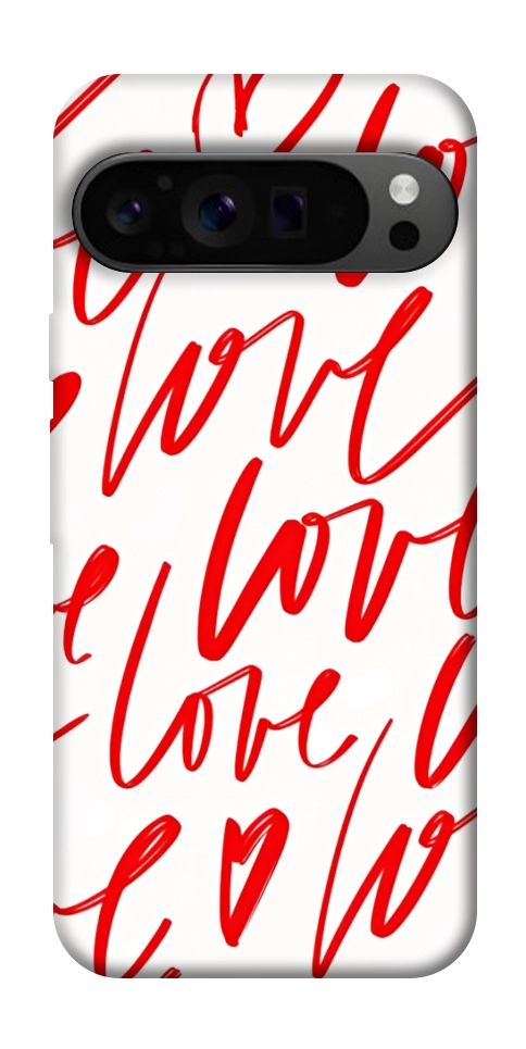 Чехол Love handwriting для Google Pixel 9 Pro