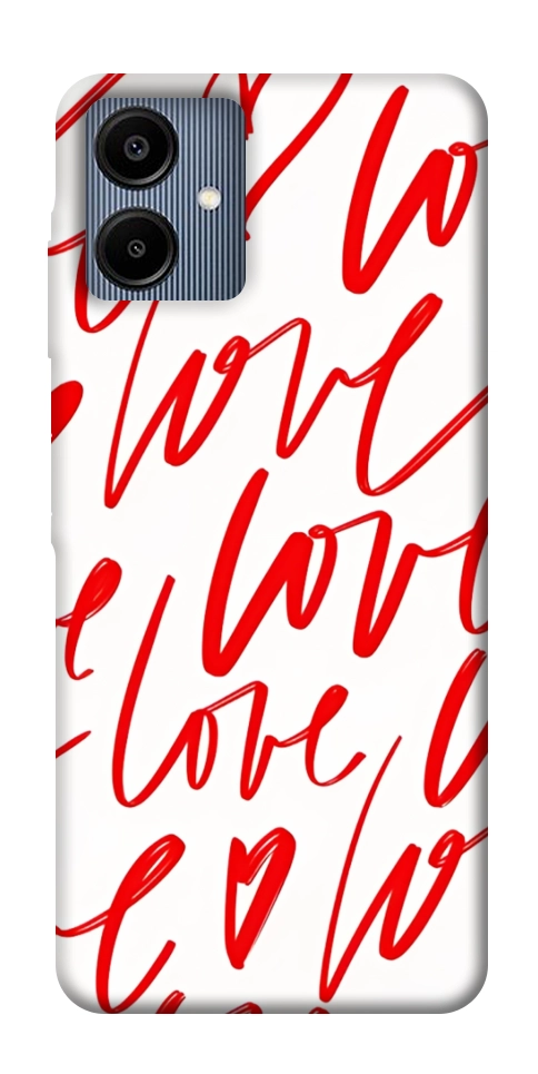Чехол Love handwriting для Galaxy A06