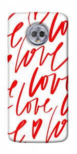 Чохол Love handwriting для Motorola Moto G6 Plus