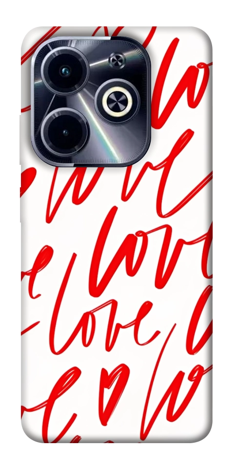 Чехол Love handwriting для TECNO Spark 20