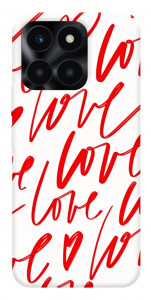 Чохол Love handwriting для Huawei Honor X6a