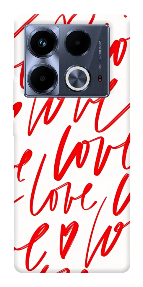 Чохол Love handwriting для Infinix Note 40 4G