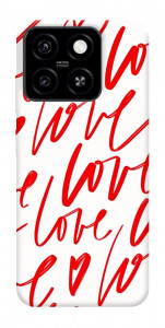 Чехол Love handwriting для ZTE Blade A55 4G
