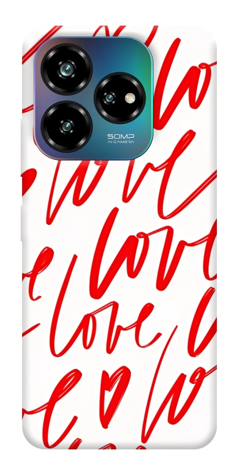 Чехол Love handwriting для ZTE Nubia V60
