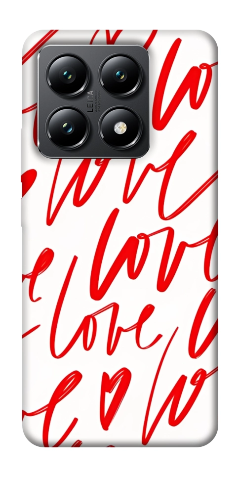 Чехол Love handwriting для Xiaomi 14T