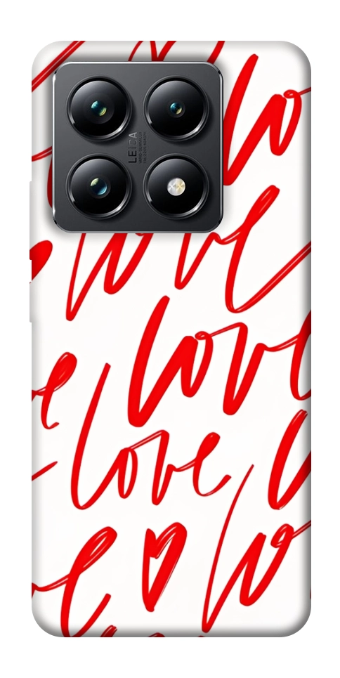 Чехол Love handwriting для Xiaomi 14T Pro
