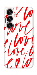 Чехол Love handwriting для Galaxy S25