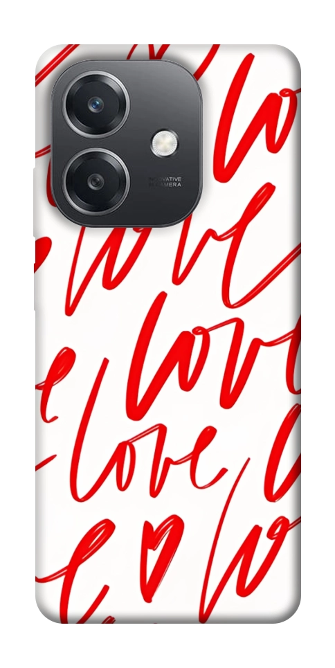 Чехол Love handwriting для Oppo А3х 4G