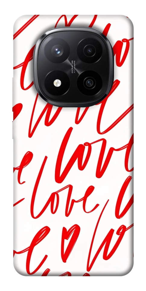 Чехол Love handwriting для Xiaomi Redmi Note 14 Pro+ 5G