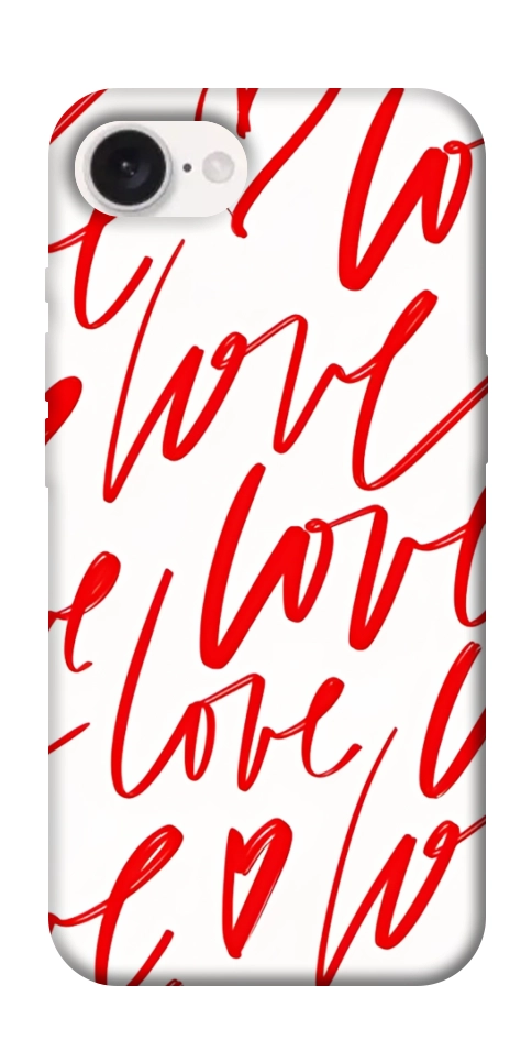 Чохол Love handwriting для iPhone 16e