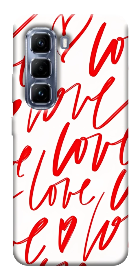 Чохол Love handwriting для Infinix Hot 50 Pro