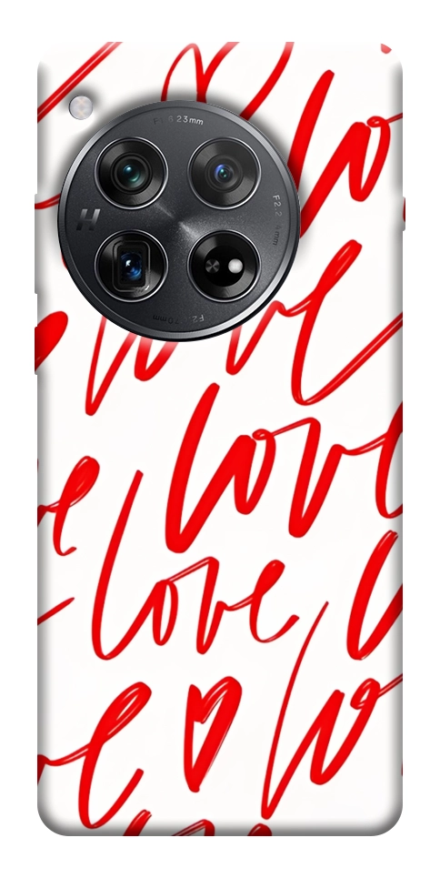 Чехол Love handwriting для OnePlus 12