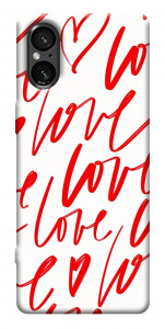 Чехол Love handwriting для Sony Xperia 5 V