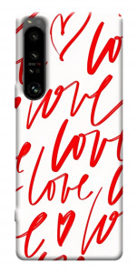 Чехол Love handwriting для Sony Xperia 1 IV