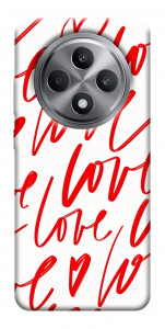 Чохол Love handwriting для Oppo Reno 12 F 4G
