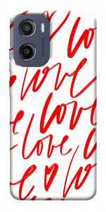 Чохол Love handwriting для Motorola Moto G05