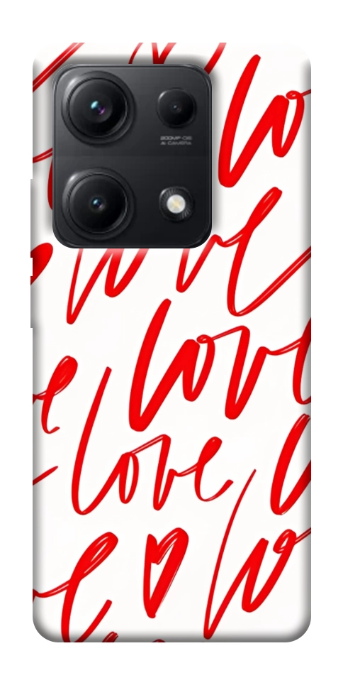 Чохол Love handwriting для Xiaomi Redmi Note 14S