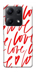 Чохол Love handwriting для Xiaomi Redmi Note 14S