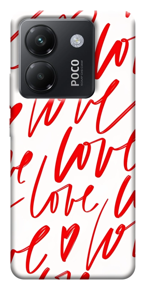 Чехол Love handwriting для Xiaomi Poco M7 Pro 5G